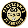 Excellence In Service Pin - 60 Years